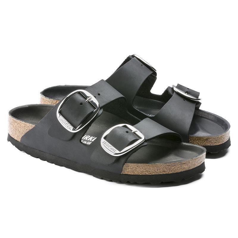 Arizona Birkenstock Big Prackou Oiled Kozene Damske Čierne | SK 73KOR